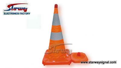 TTC20401 Retractable traffic cones with LED flash light​